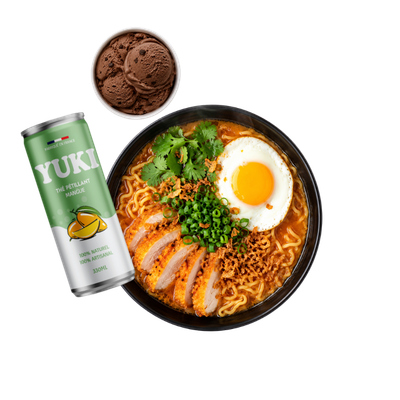 RAMEN Poulet + Boisson + Dessert