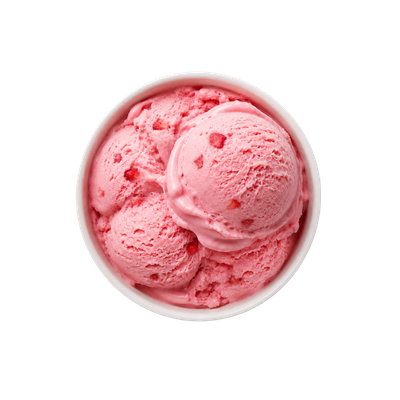 Glace Fraise 2 Boules
